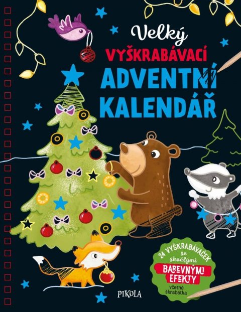 neuveden: Velký vyškrabávací adventní kalendář