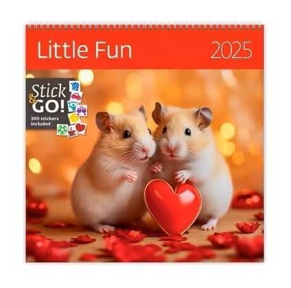 neuveden: Kalendář nástěnný 2025 - Little Fun