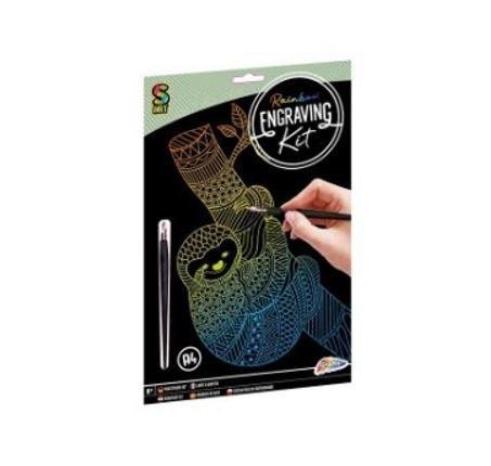 neuveden: Vyškrabávací sada A4 - Lenochod