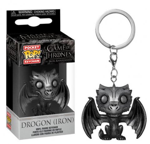 neuveden: Funko POP Keychain: Game of Thrones - Drogon (IRON) - Hra o trůny (klíčenka
