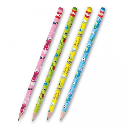 neuveden: Tužka Kores Grafitos tvrdost HB (číslo 2), mix barev