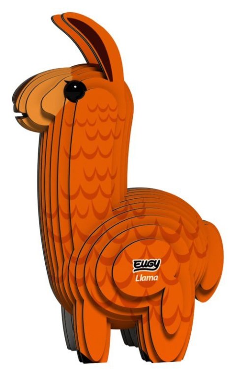 : EUGY 3D kartonová skládačka - Lama