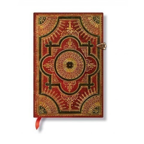 neuveden: Zápisník - Ventaglio Rosso, mini 95x140 Unlined