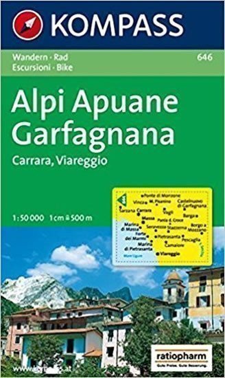 neuveden: Alpi Apuane,Garfagnana 646 / 1:50T KOM