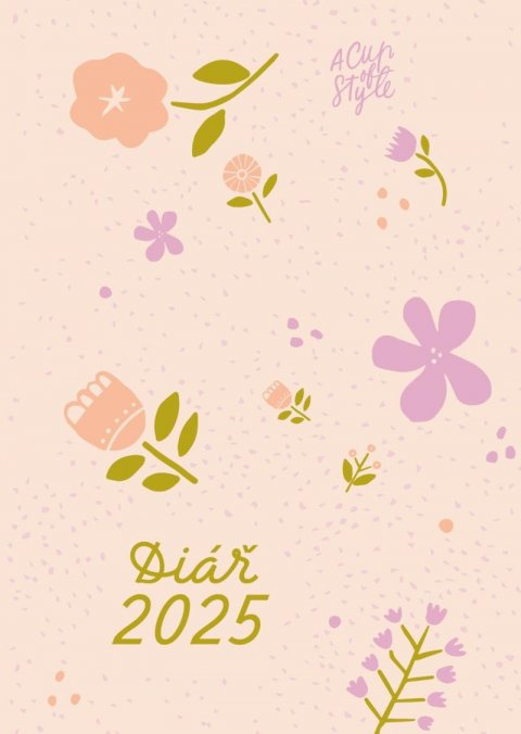 Gránová Lucie: A Cup of Style - Diář 2025 (A6)