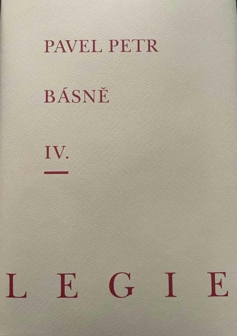 Petr Pavel: Básně / Elegie IV.