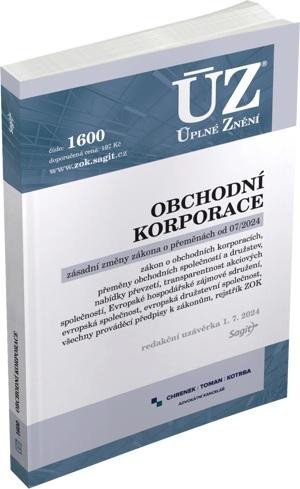 neuveden: ÚZ 1600 Obchodní korporace, Přeměny obchodních společností a družstev