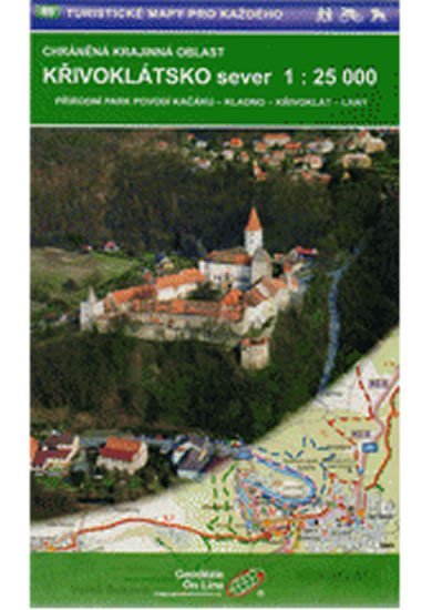 neuveden: Křivoklátsko-sever 1:25T /88 Turistické mapy pro každého