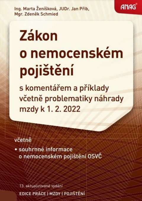 Přib Jan: Zákon o nemocenském pojištění 2022