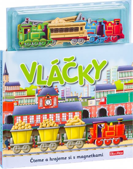 Dronsfield Paul: Vláčky - Knížka s magnetkami Dronsfield Paul: Vláčky - Knížka s magnetkami