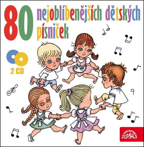 Various: 80 nejoblíbenějších dětských písniček - 2 CD Various: 80 nejoblíbenějších dětských písniček - 2 CD