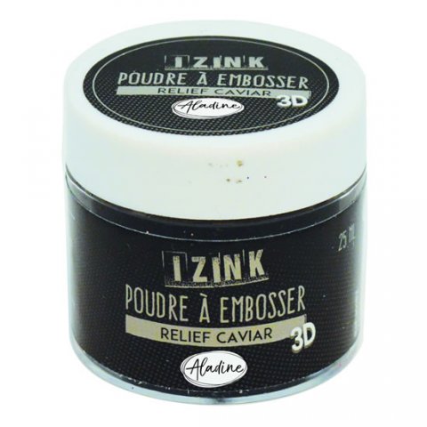 neuveden: Embosovací prášek IZINK - černý, 25 ml