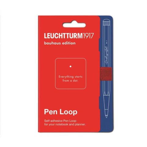 neuveden: Leuchtturm1917 Pen Loop Red Bauhaus Edition