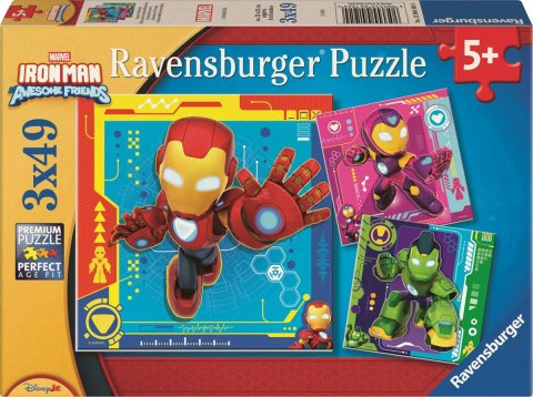 neuveden: Puzzle Iron Man a jeho úžasní přátelé 3x49 dílků