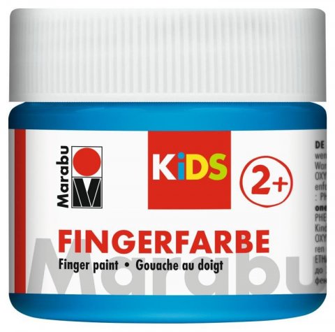 neuveden: Marabu Prstová barva 100 ml - modrá