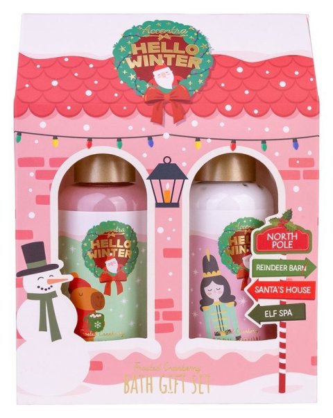 : Koupelová sada Hello Winter Brusinka 2x100ml