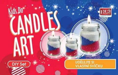 neuveden: PEXI CANDLES ART - Pískové svíčky - České neuveden: PEXI CANDLES ART - Pískové svíčky - České