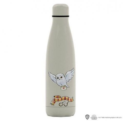 neuveden: Harry Potter Nerezová láhev 500 ml - Hedvika se šálou