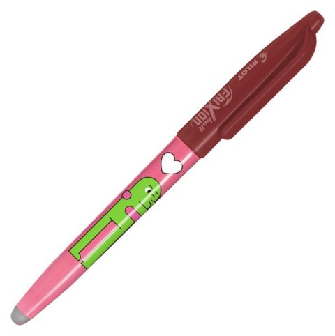 : Roller FriXion Ball 07, Friends Ltd., R, vínová, modrý inkoust, HEART
