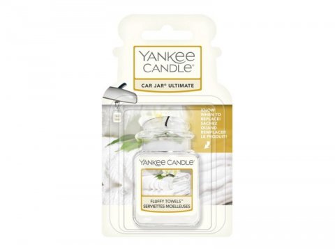 neuveden: YANKEE CANDLE Fluffy Towels vůně do auta visačka gelová