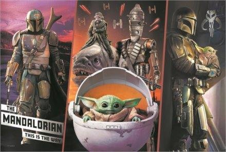 neuveden: Trefl Puzzle Star Wars -The Mandalorian: Tajemný Baby Yoda/300 dílků