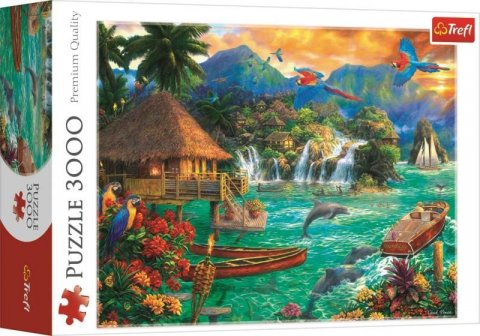 neuveden: Trefl Puzzle Život na ostrově / 3000 dílků