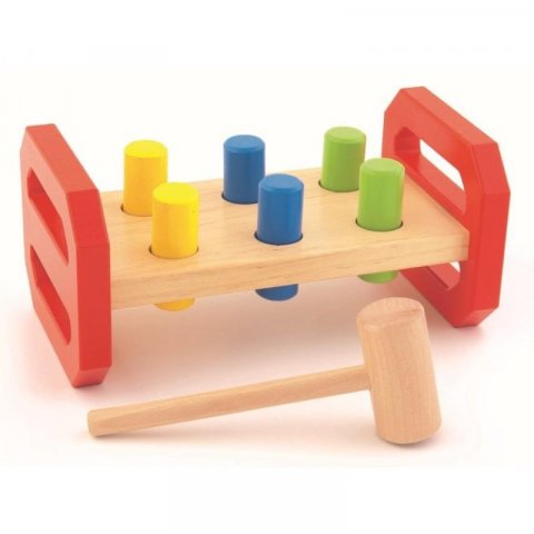 neuveden: Dřevěná zatloukačka / Wooden Toys