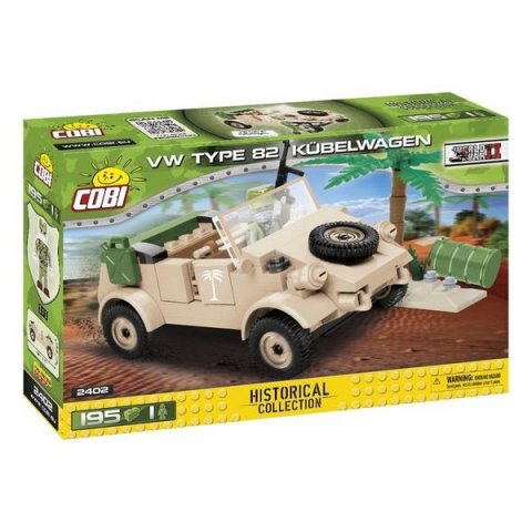neuveden: Stavebnice COBI II WW VW typ 82 Kubelwagen, 195 kostek, 1 f
