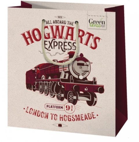 neuveden: Dárková taška A5 Harry Potter - Green Hogwarts Express