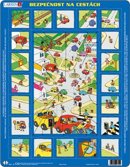 neuveden: Puzzle MAXI - Bezpečnost silniční dopravy/35 dílků neuveden: Puzzle MAXI - Bezpečnost silniční dopravy/35 dílků