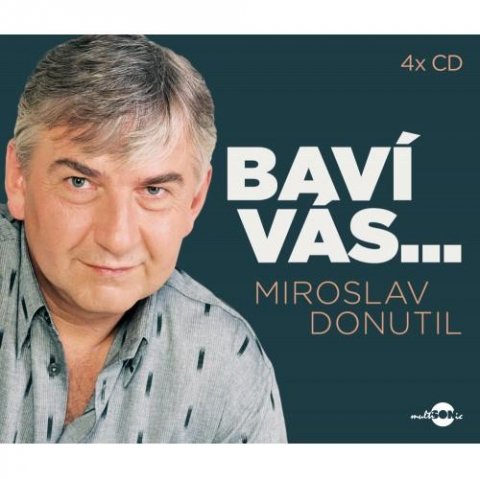 Donutil Miroslav: Baví vás Miroslav Donutil - kolekce na 4 CD Donutil Miroslav: Baví vás Miroslav Donutil - kolekce na 4 CD
