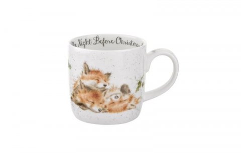 neuveden: Vánoční porcelánový hrnek Wrendale Designs The Night Before Christmas - Liš
