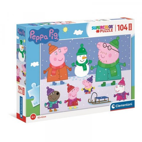 neuveden: Clementoni Puzzle Maxi - Peppa Pig, 104 dílků