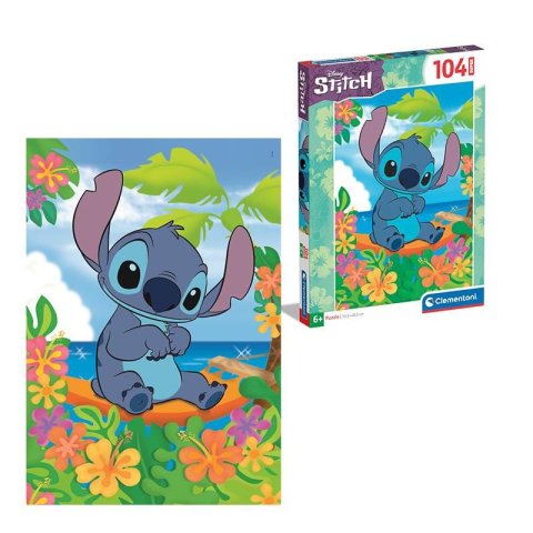 neuveden: Puzzle Super: Stitch 104 dílků