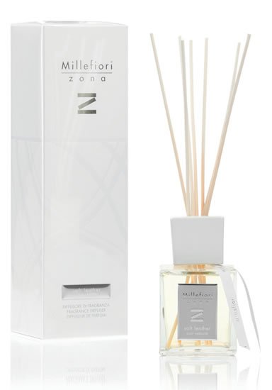 neuveden: Millefiori Zona Soft Leather / difuzér 250ml