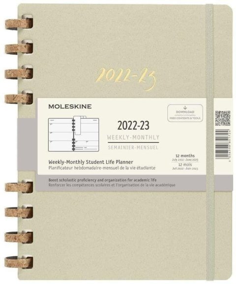 neuveden: Moleskine Plánovací zápisník zelený XL, spirála