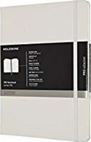 neuveden: Moleskine: Professional diář-zápisník šedivý XL