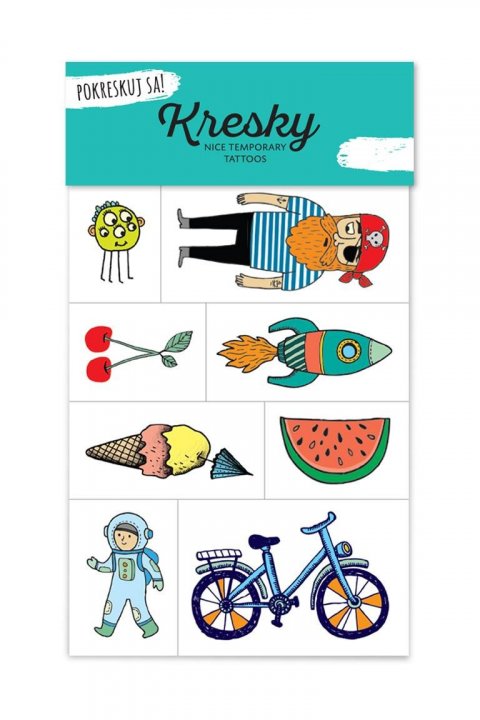 neuveden: Kresky dočasné tetování - Léto pro všechny