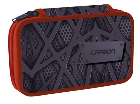 neuveden: Školní penál dvoupatrový - Carbon