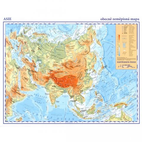 neuveden: Asie - příruční obecně zeměpisná A3/1:42 mil. neuveden: Asie - příruční obecně zeměpisná A3/1:42 mil.