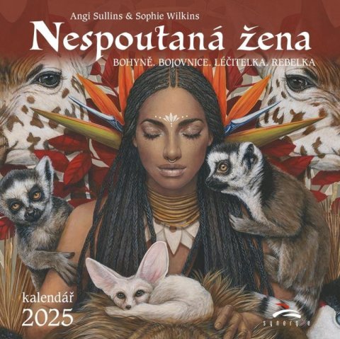 Sullins Angi: Kalendář 2025 Nespoutaná žena - nástěnný
