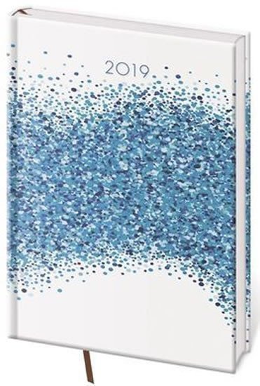 neuveden: Diář 2019 - Vario/denní A5/Blue