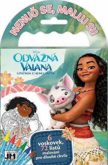 Disney Walt: Vaiana - Omalovánky na cesty