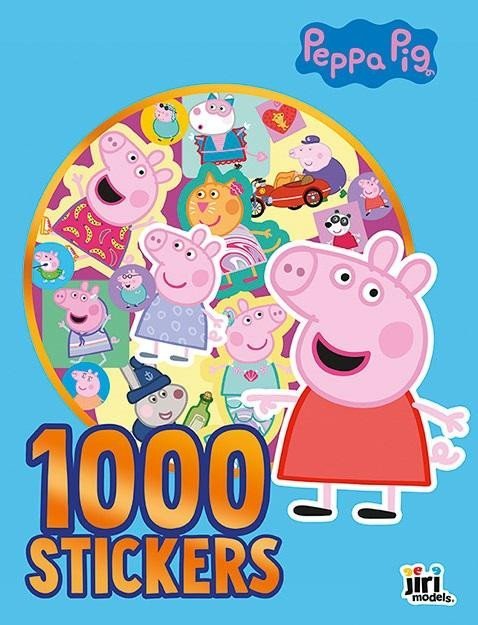 neuveden: Prasátko Peppa - 1000 samolepek v sešitu