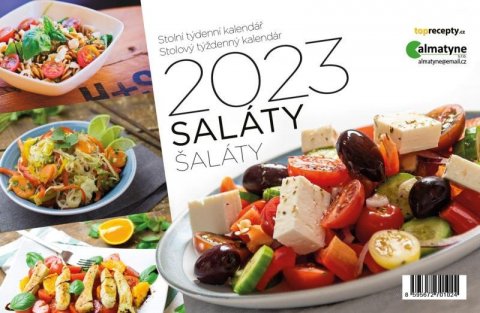 neuveden: Kalendář 2023 Saláty, stolní, týdenní, 214 x 140 mm
