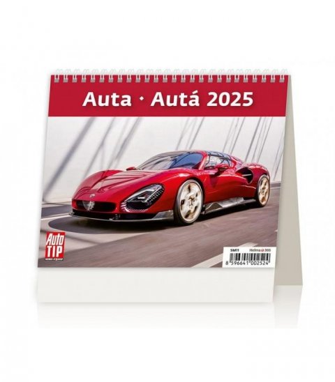 neuveden: Kalendář stolní 2025 - MiniMax Auta / Autá