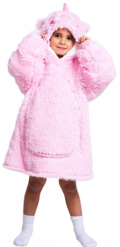 neuveden: Cozy Noxxiez mikinová deka pro děti 3-6 let - Jednorožec