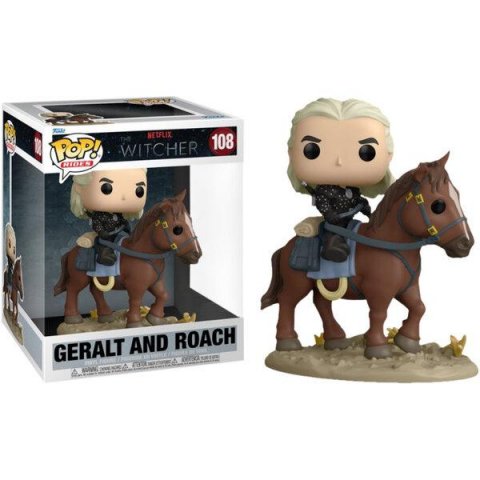 neuveden: Funko POP Ride Deluxe: Witcher - Geralt on Roach (limited special edition)