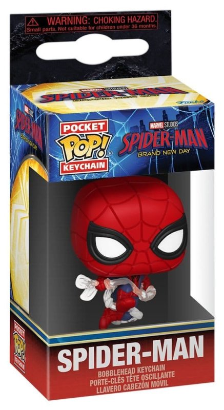 : Funko POP Keychain: Spider-Man: Brand New Day - Spider-Man