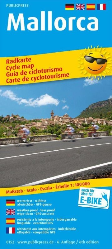 neuveden: Mallorca 1:100 000 / cyklistická mapa